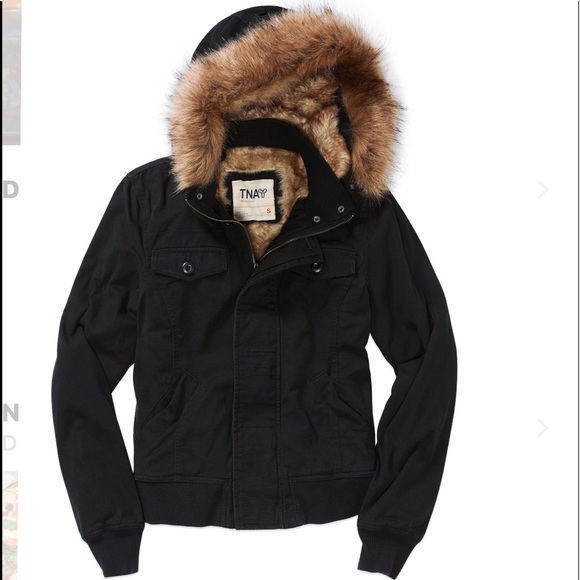 tna jacket fur hood
